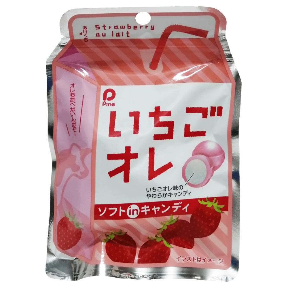 Карамель Клубничное Орэ Pine, Япония, 35 г Карамель Клубничное Орэ Pine, Япония, 35 г
