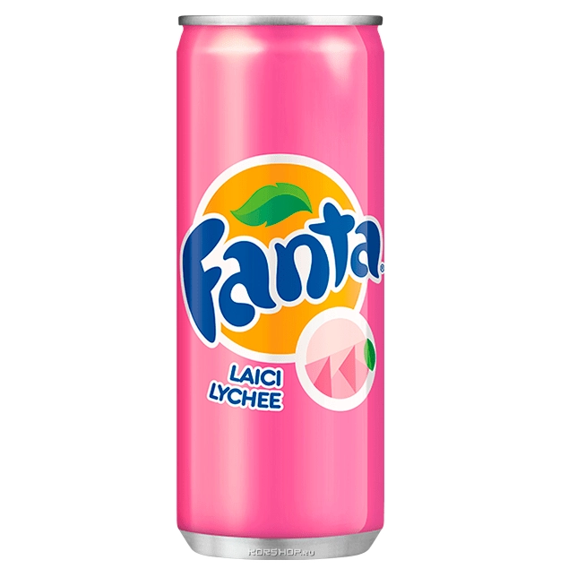 Газированный напиток со вкусом личи Fanta, 320 мл Газированный напиток со вкусом личи Fanta, 320 мл