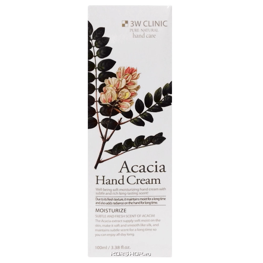 Крем для рук с экстрактом акации 3W Clinic, Корея, 100 мл Крем для рук с экстрактом акации 3W Clinic, Корея, 100 мл