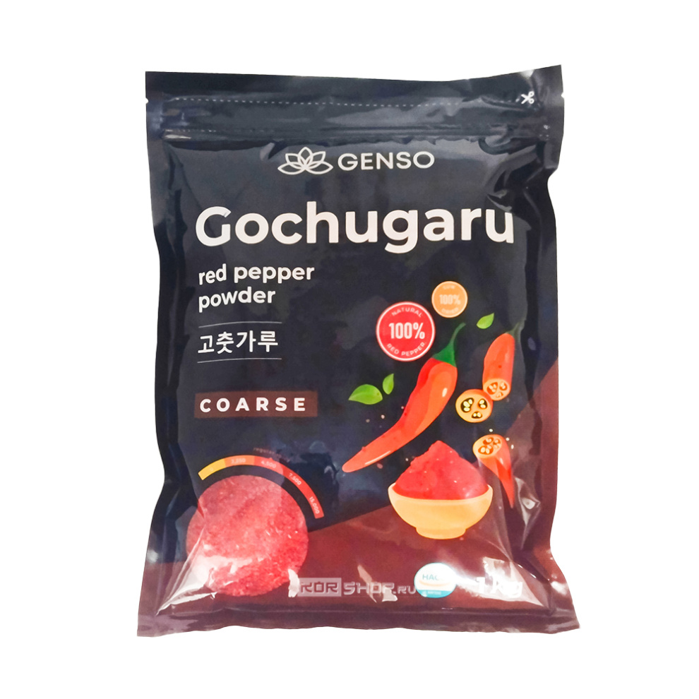 Перец чили красный среднего помола Кочукару Gochugaru Genso, Китай, 1 кг Перец чили красный среднего помола Кочукару Gochugaru Genso, Китай, 1 кг
