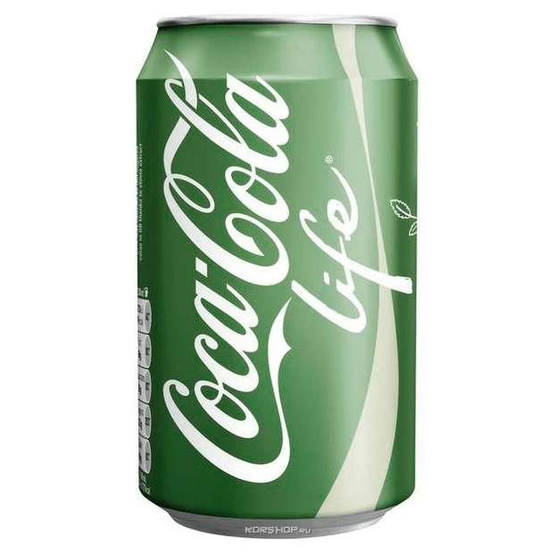 Газированный напиток Coca-Cola Life, 355 мл