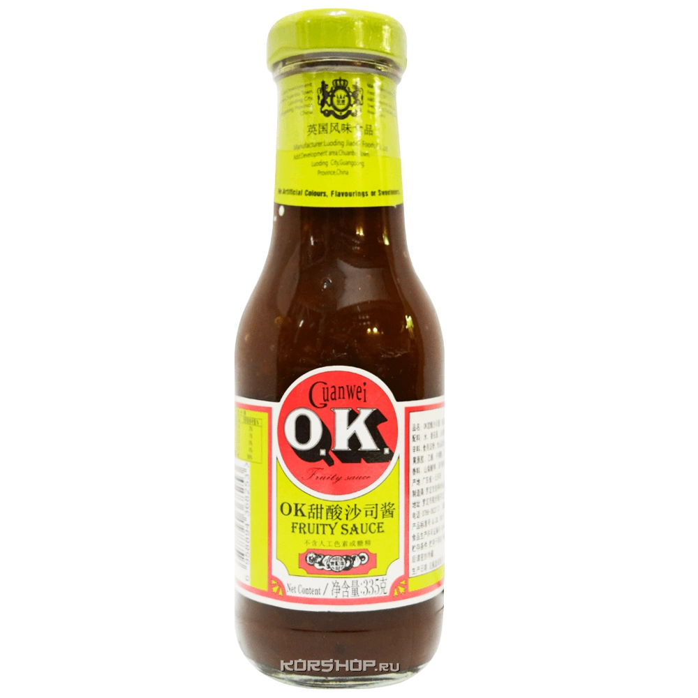 Насыщенный фруктовый соус ОК, Китай, 335 г Насыщенный фруктовый соус ОК, Китай, 335 г