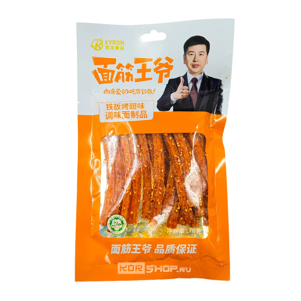 Пряные снеки латяо со вкусом жареной курицы Kyron, Китай, 76 г