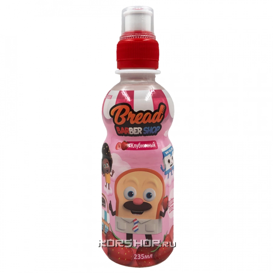 Напиток б/а со вкусом клубники Bread Barbershop Lotte, Корея, 235 мл Напиток б/а со вкусом клубники Bread Barbershop Lotte, Корея, 235 мл