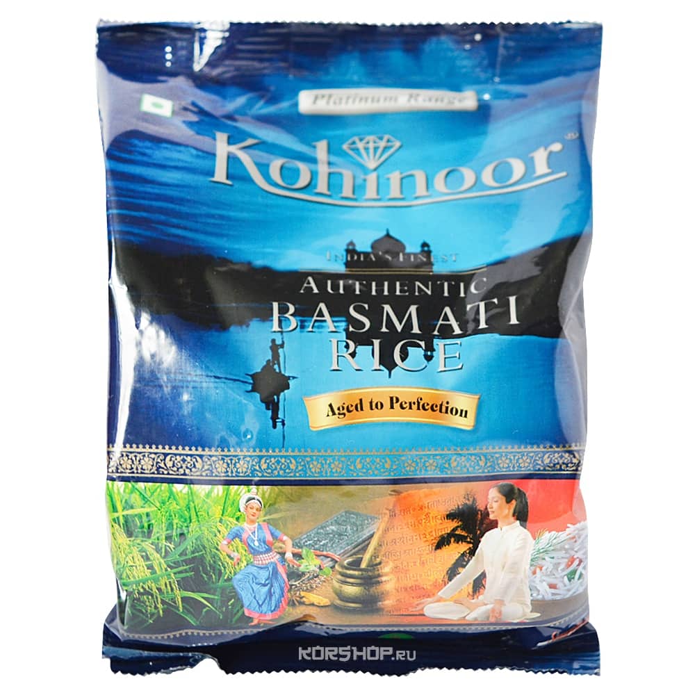 Элитный традиционный рис Басмати Платинум Platinum Range Kohinoor, Индия, 500 г,...