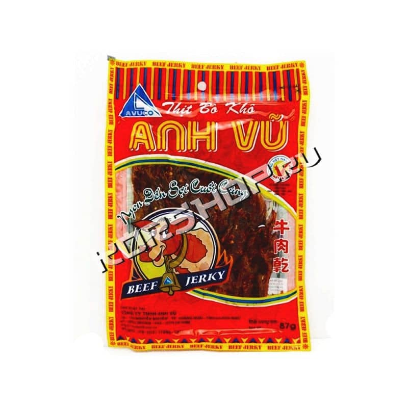 Сушеная говядина в специях (Beef jerky) Вьетнам 87 г