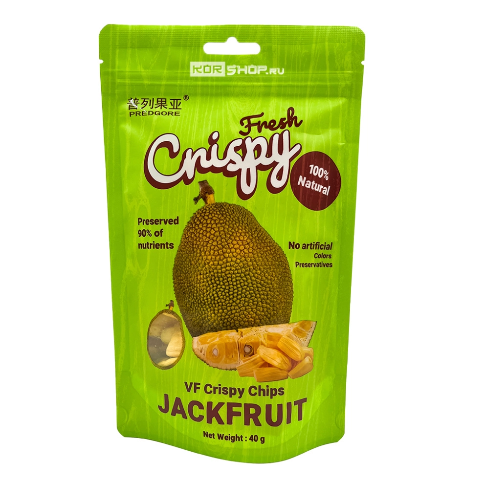 Чипсы из джекфрута Predgore, Россия, 40 г Чипсы из джекфрута Predgore, Россия, 40 г