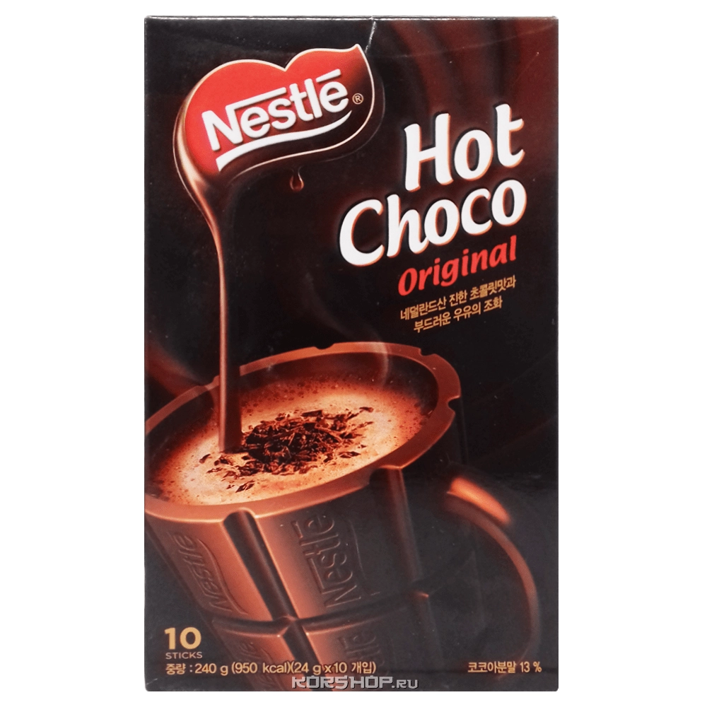 Растворимый какао-напиток Hot Choco Original Nestle, Корея, 240 г