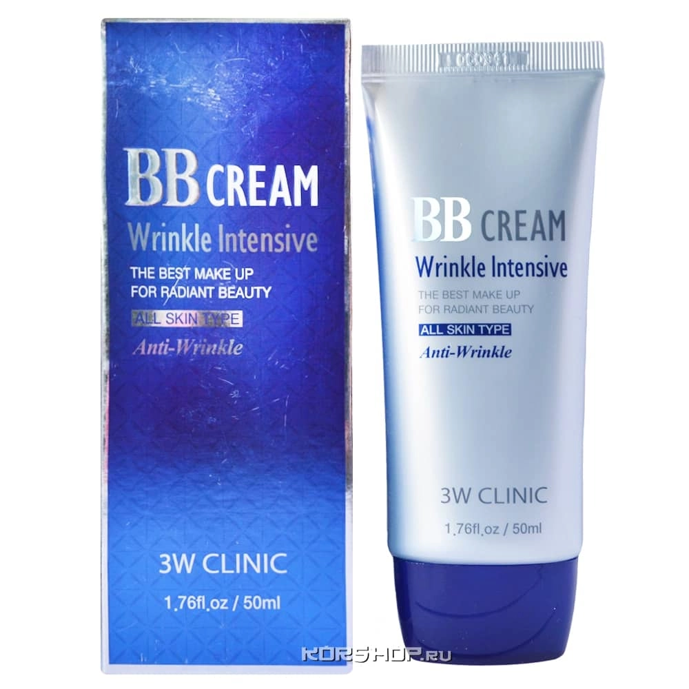 ВВ крем против морщин 3W Clinic, Корея, 50 мл