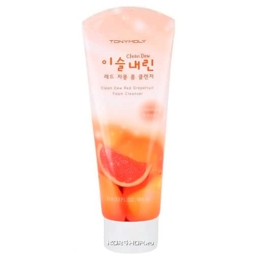 Пенка для умывания с экстрактом грейпфрута Clean Dew Red Grapefruit Foam Cleanser Tony Moly, Корея, 180 мл Пенка для умывания с экстрактом грейпфрута Clean Dew Red Grapefruit Foam Cleanser Tony Moly, Корея, 180 мл