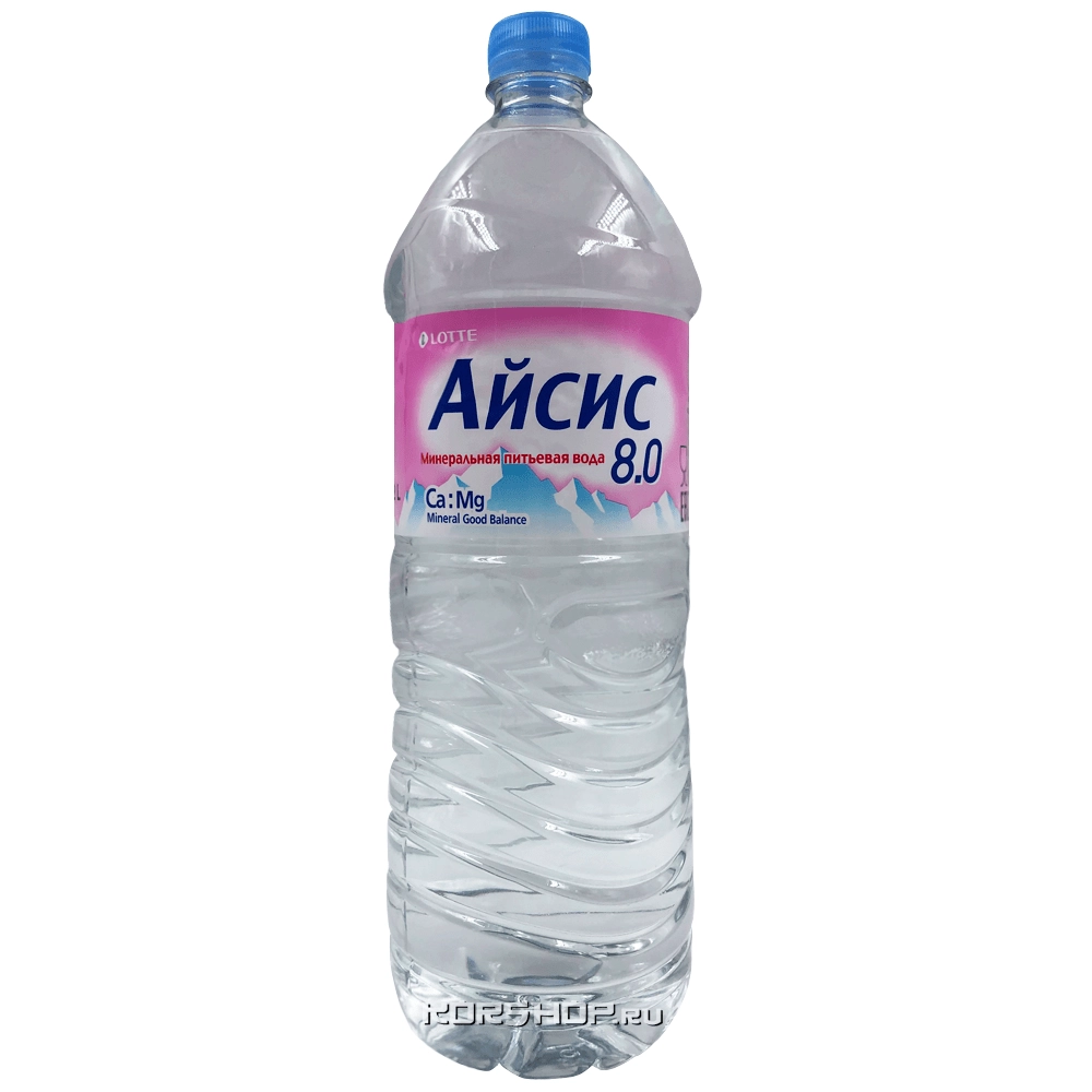 Негазированная природная минеральная вода Айсис Icis 8.0 Lotte, Корея, 2 л