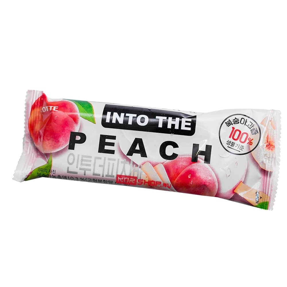 Мороженое десерт Эскимо Персик Lotte, Корея 75 мл Мороженое десерт Эскимо Персик Lotte, Корея 75 мл