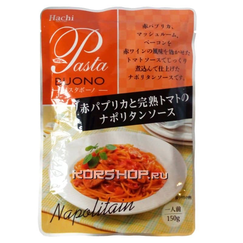 Неаполитанский томатный соус Hachi (Napolitan Pasta Sauce), Япония, 150 г