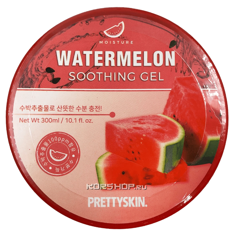 Мультифункциональный гель для лица и тела с экстрактом арбуза Prettyskin, Корея, 300 мл Мультифункциональный гель для лица и тела с экстрактом арбуза Prettyskin, Корея, 300 мл