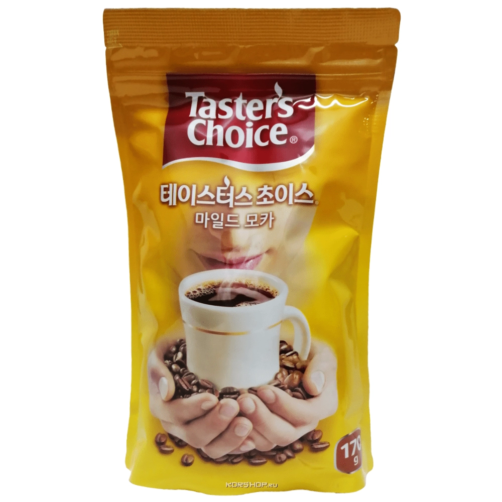 Натуральный сублимированный растворимый кофе Мока Майлд Tasters Choice, Корея, 170 г Натуральный сублимированный растворимый кофе Мока Майлд Tasters Choice, Корея, 170 г