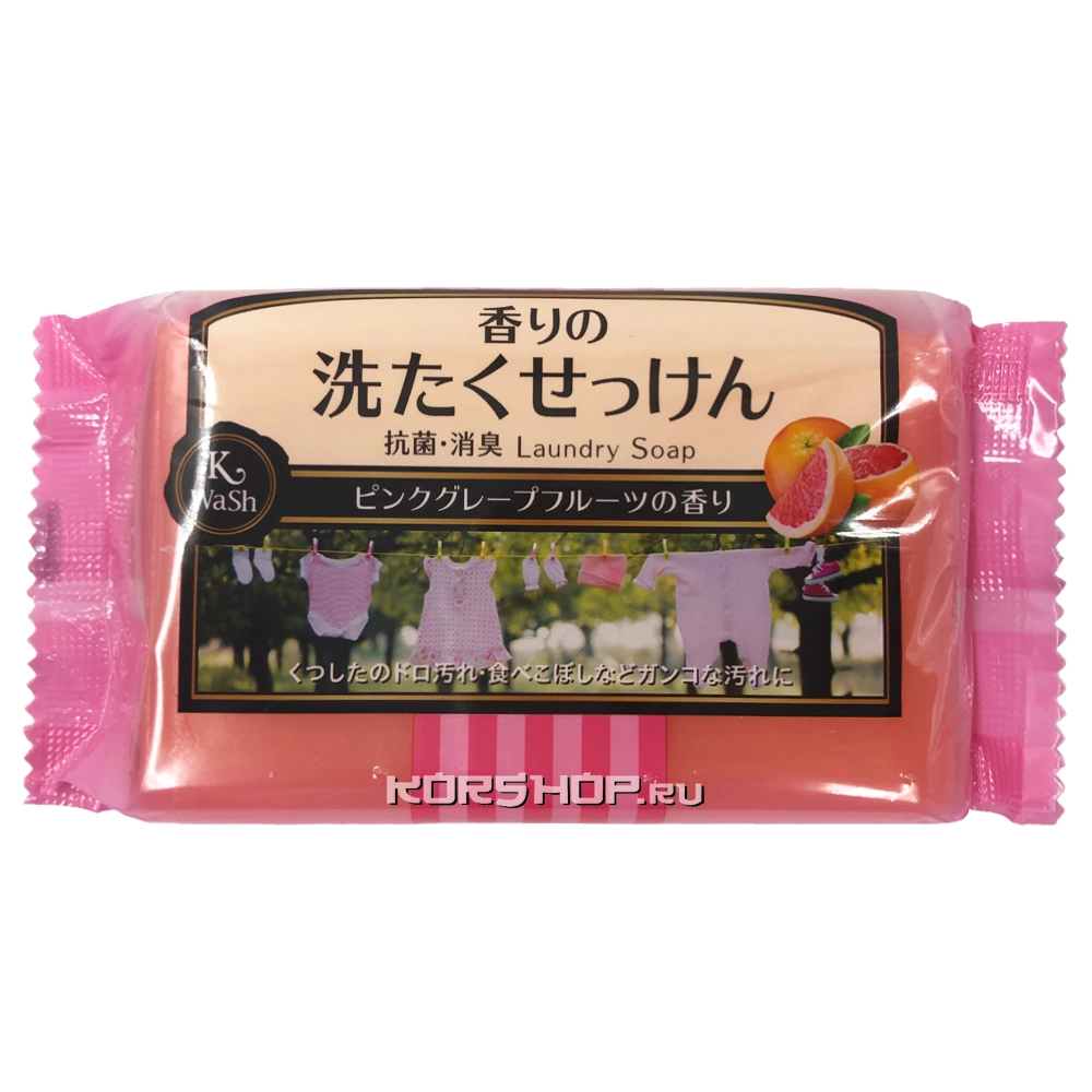 Ароматизирующее хозяйственное мыло с антибактериальным эффектом Kaneyo, Япония, 135 г