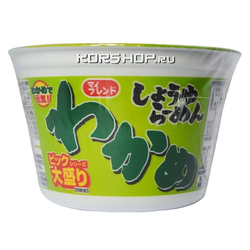 Суп-лапша с соевым соусом, морской капустой и вакамэ «Дайкоку» DAIKOKU (чашка), Япония, 100 г. Суп-лапша с соевым соусом, морской капустой и вакамэ «Дайкоку» DAIKOKU (чашка), Япония, 100 г.