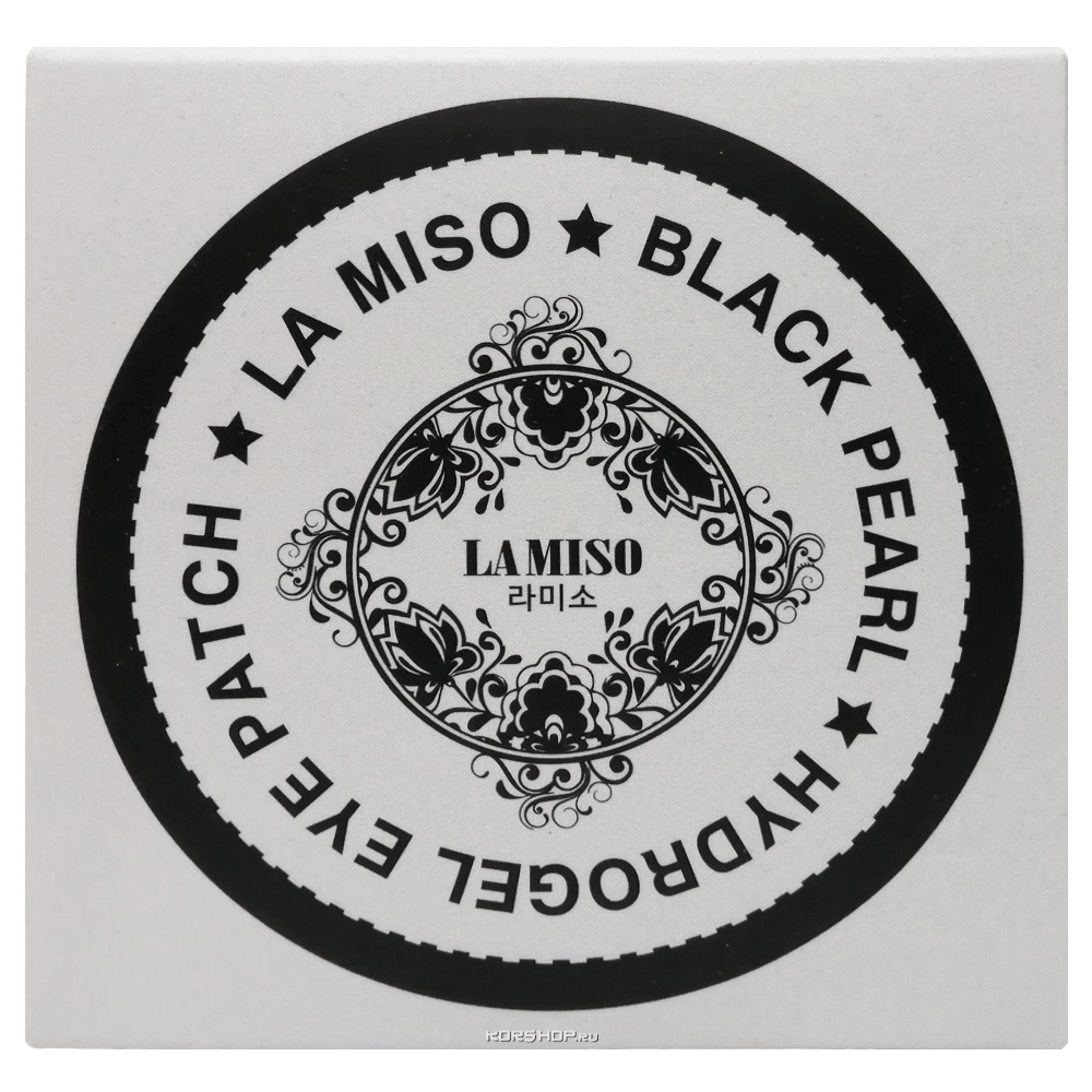 Гидрогелевые патчи для кожи вокруг глаз с черным жемчугом La Miso, Корея