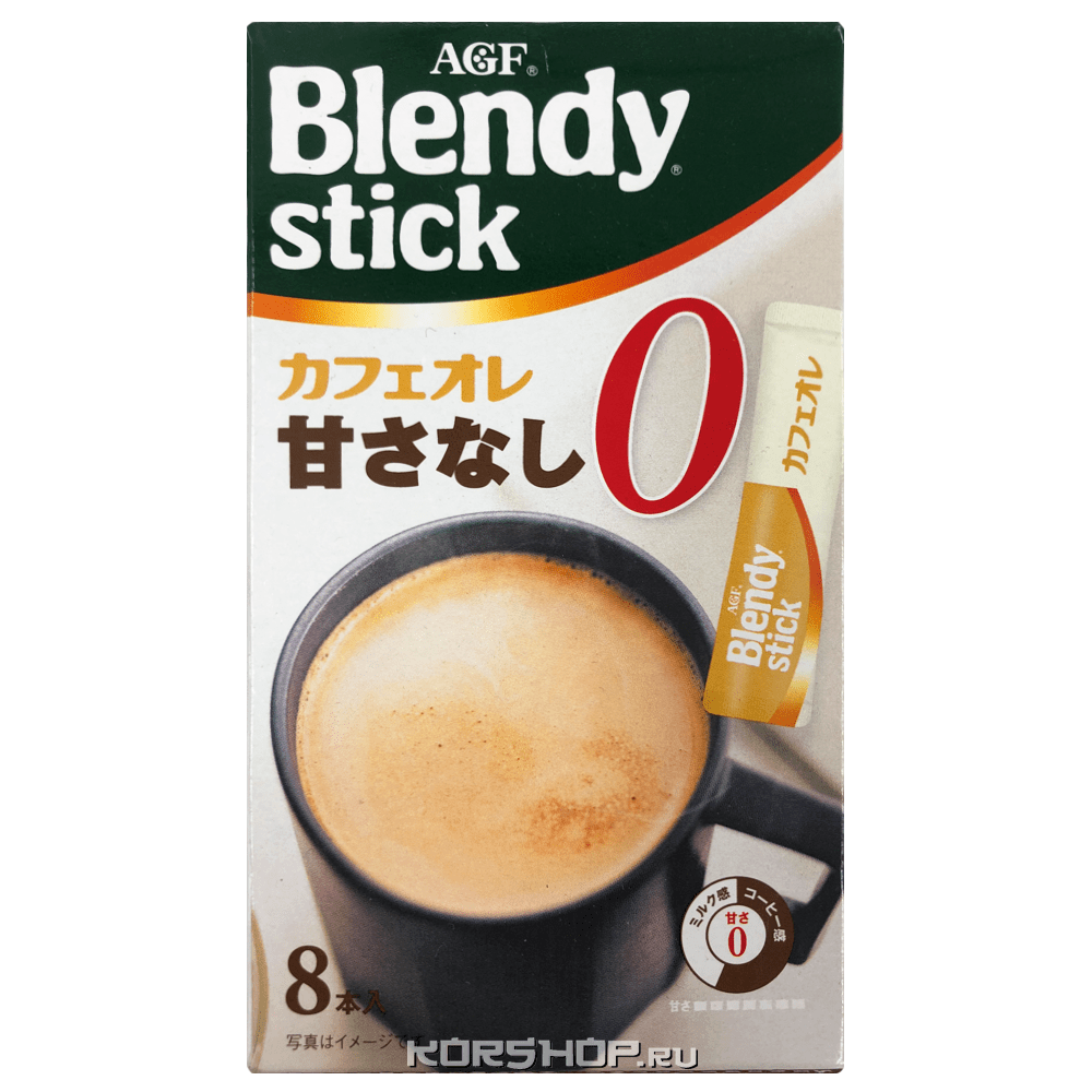 Растворимый кофе без сахара 2 в 1 Blendy Stick AGF, Япония, 71,2 г