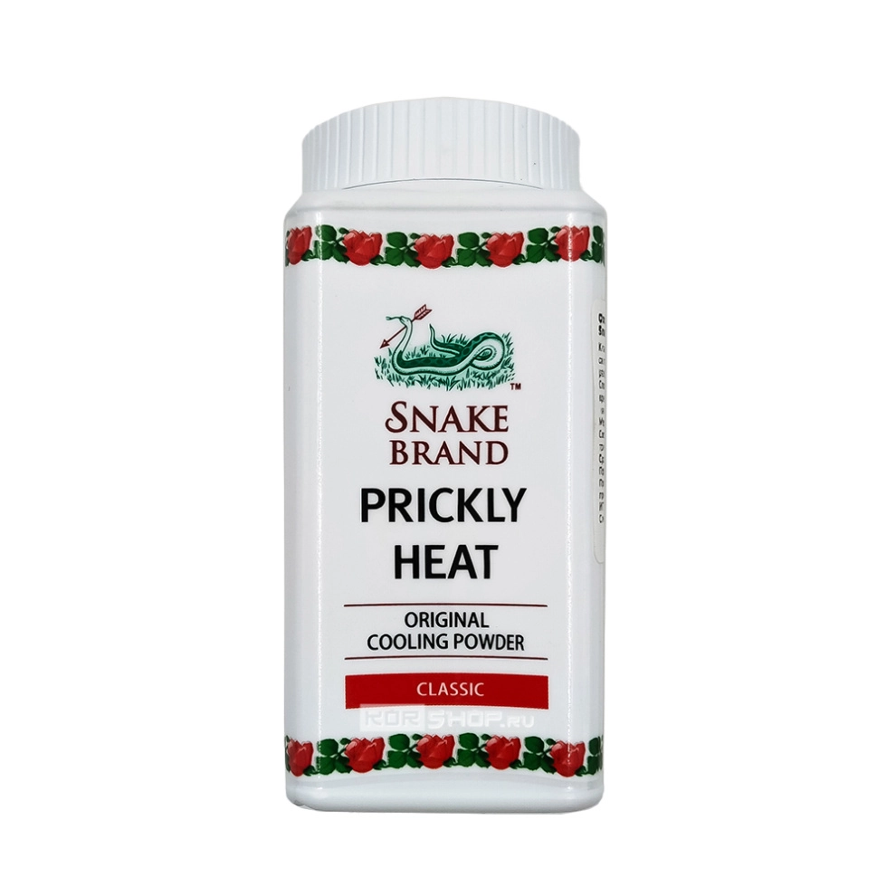 Охлаждающая пудра-тальк Prickly Heat Cooling Powder Classic Snake Brand, Таиланд, 50 г