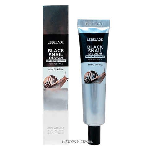 Крем для век с экстрактом улиточного муцина Lebelage, Корея, 40 мл