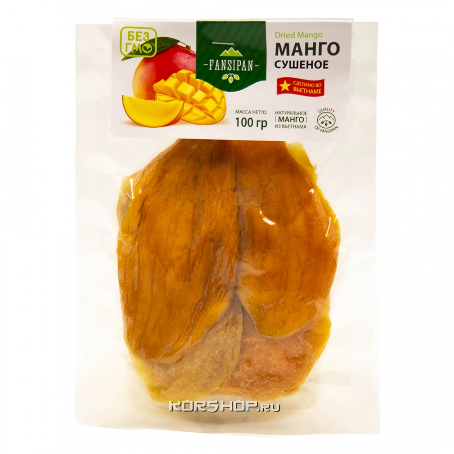 Сушеное манго Fansipan, Вьетнам, 100 г