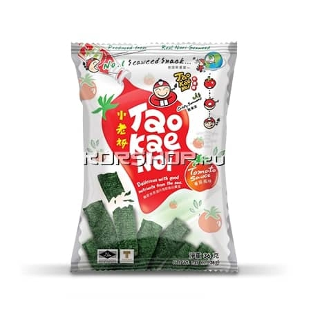 Снек из морских водорослей «Хрустли» с томатным вкусом, Таиланд, 32 г