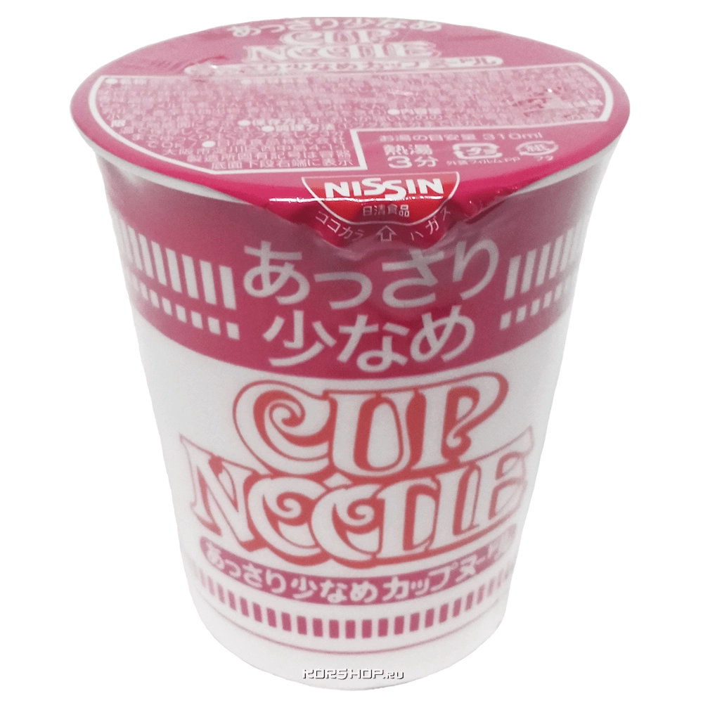 Лапша быстрого приготовления со вкусом креветок и соевым соусом Nissin, Япония, 57 г