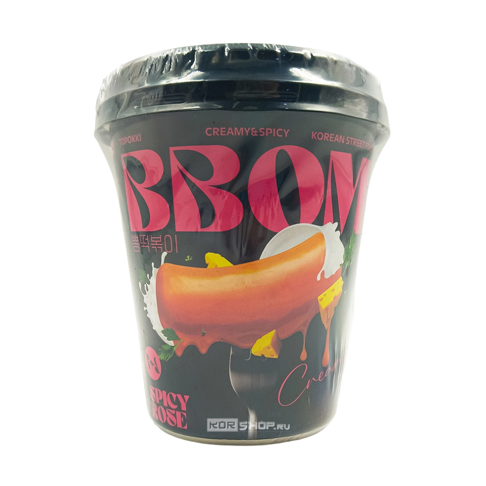 Токпокки с соусом Розé (стакан) BBOM, Корея, 145 г