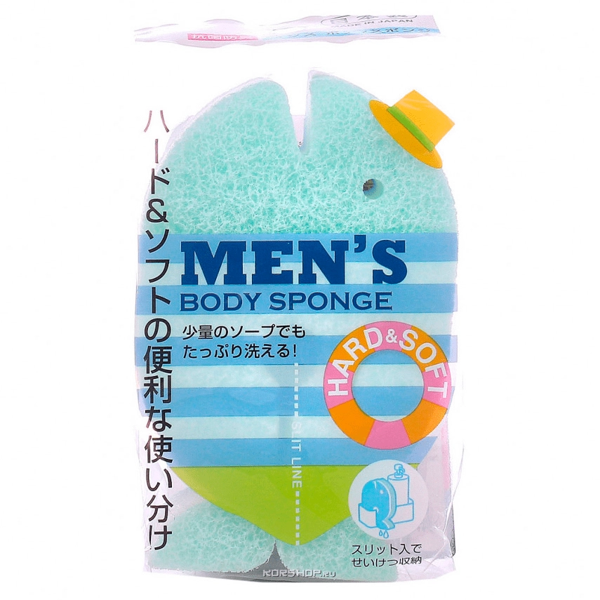 Губка для тела "Рыбка зеленая" Kokubo, Япония Губка для тела "Рыбка зеленая" Kokubo, Япония