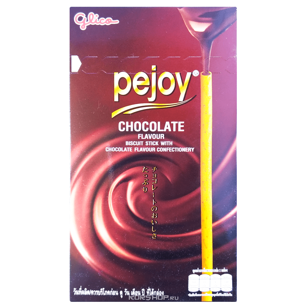 Соломка с шоколадной начинкой Glico Pejoy Pocky, Таиланд, 44 г