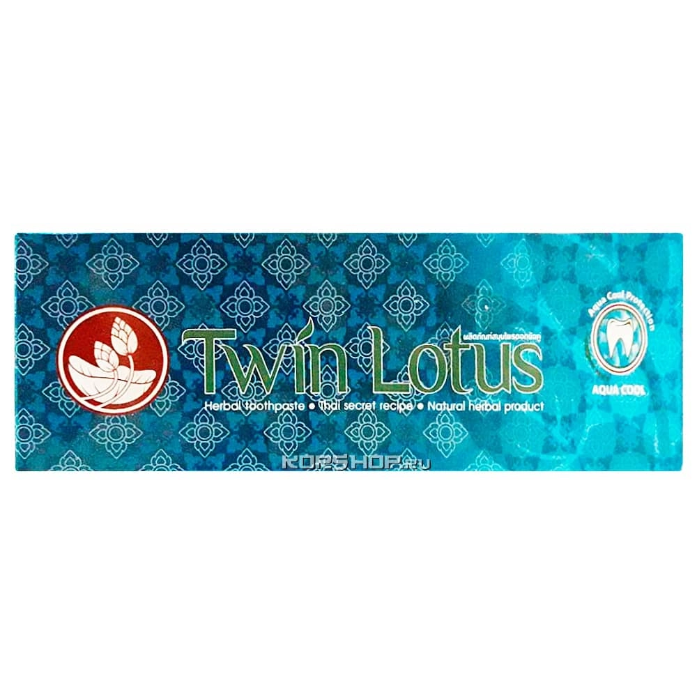 Зубная паста Премиум с натуральными травами "Свежесть и прохлада" Twin Lotus, Таиланд, 100 г Зубная паста Премиум с натуральными травами "Свежесть и прохлада" Twin Lotus, Таиланд, 100 г