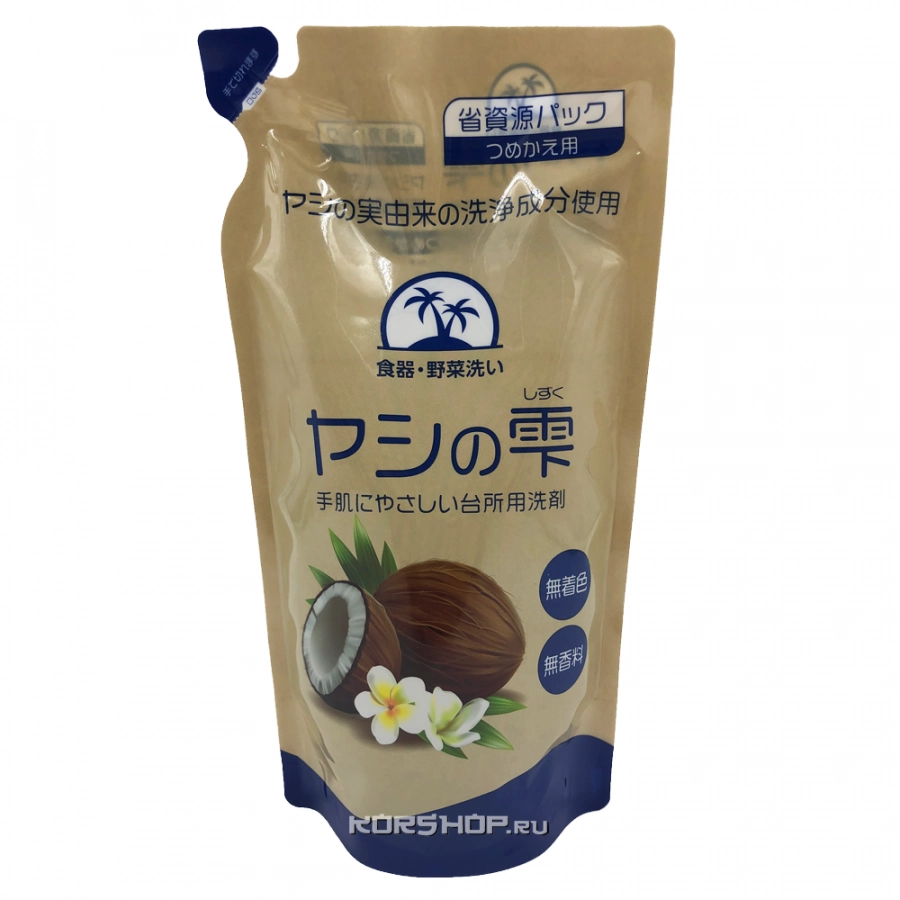 Жидкость для мытья посуды с кокосовым маслом Kaneyo м/у, Япония, 430 мл