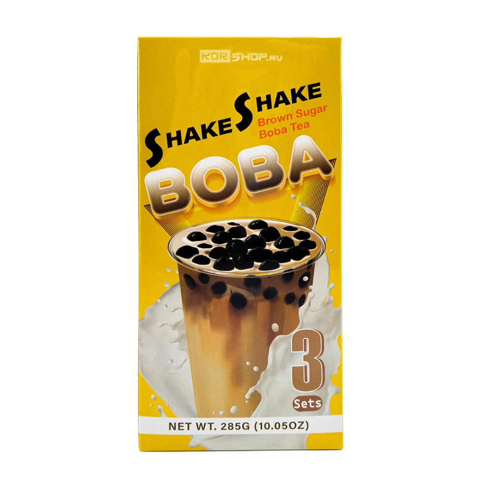 Набор для приготовления напитка Бабл Ти со вкусом коричневого сахара (на 3 порции) Shake Shake Brown Sugar Boba Tea, Тайвань, 285 г Набор для приготовления напитка Бабл Ти со вкусом коричневого сахара (на 3 порции) Shake Shake Brown Sugar Boba Tea, Тайвань, 285 г