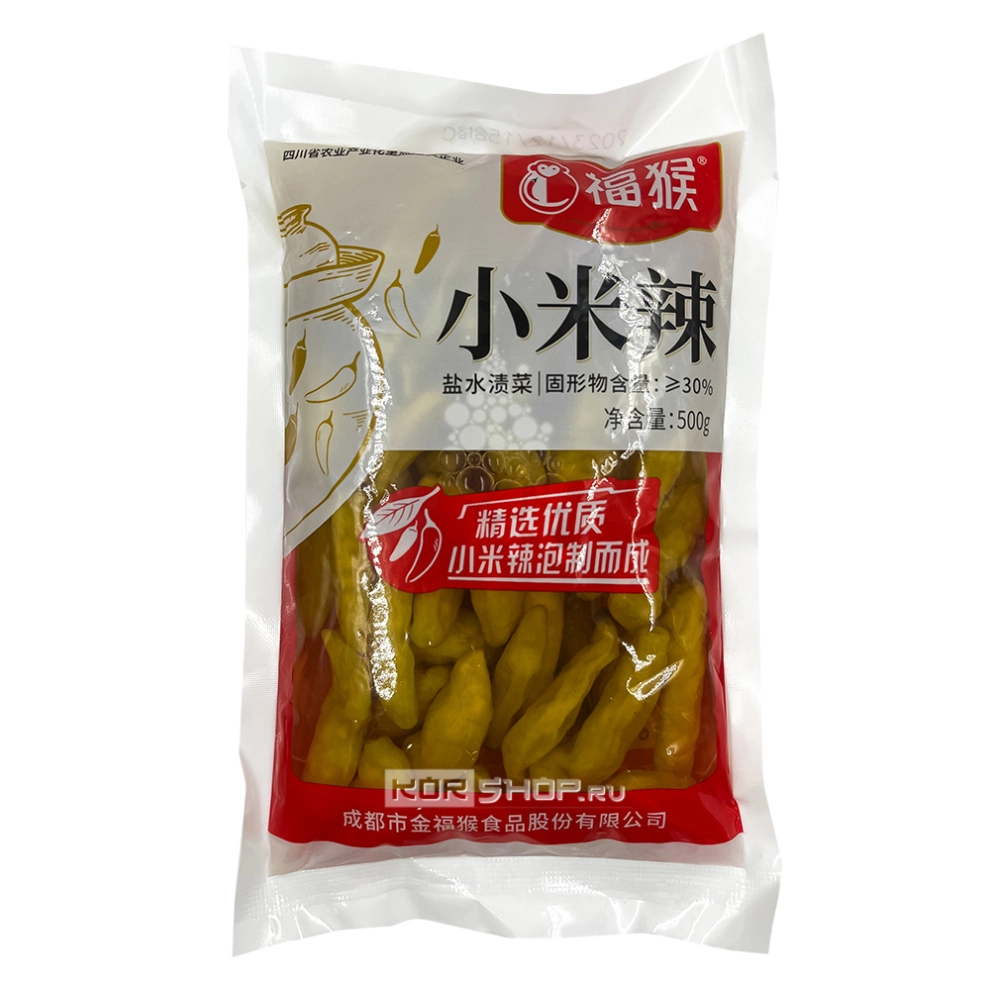 Чили маринованный Jinfuhou, Китай, 500 г Чили маринованный Jinfuhou, Китай, 500 г