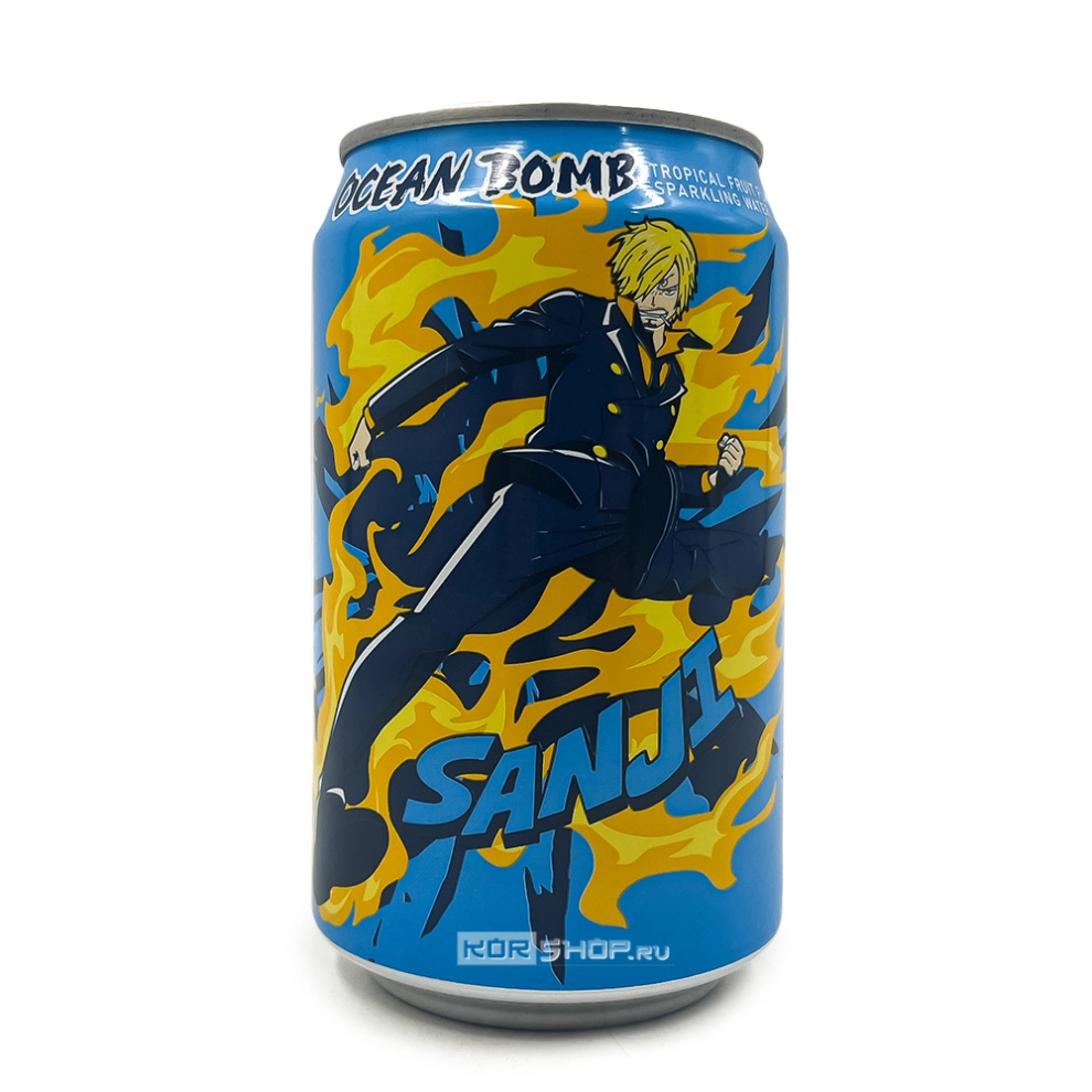Лимонад со вкусом тропических фруктов One Piece Ocean Bomb, Тайвань, 330 мл Лимонад со вкусом тропических фруктов One Piece Ocean Bomb, Тайвань, 330 мл