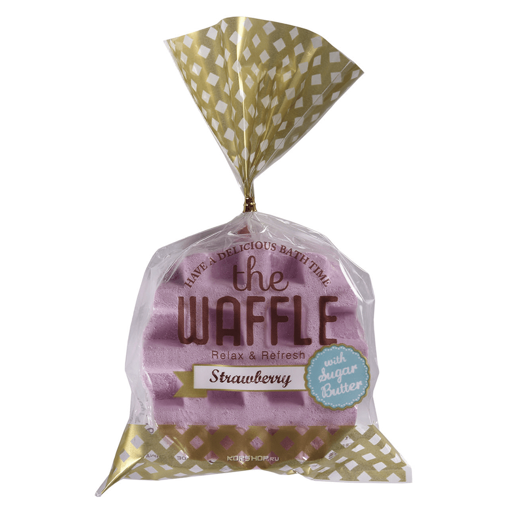 Соль для ванны с ароматом клубники Novopin Waffle Kokubo, Япония, 50 г