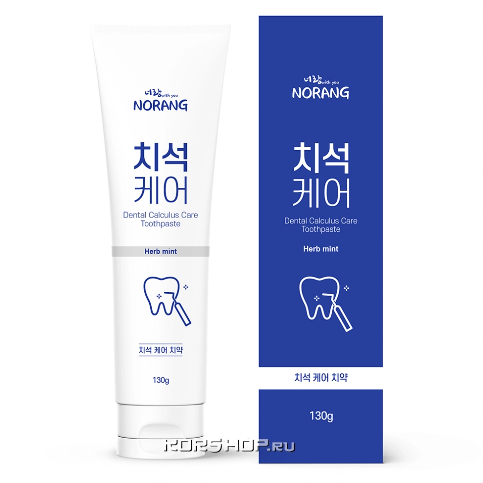 Зубная паста для защиты от кариеса Dental Calculus Care Norang, Корея, 130 г Зубная паста для защиты от кариеса Dental Calculus Care Norang, Корея, 130 г
