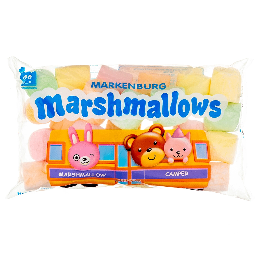 Зефир маршмеллоу ассорти (крупный) Camper Markenburg, 130 г Зефир маршмеллоу ассорти (крупный) Camper Markenburg, 130 г
