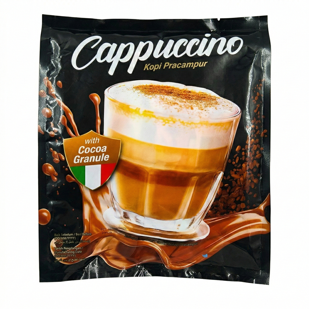 Кофейный напиток «Капучино Классик» растворимый BlackMo, Малайзия, 459 г (18 порций по 25,5 г)