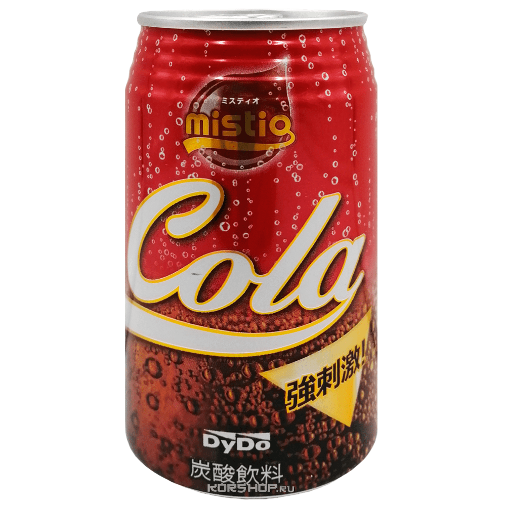 Газированный напиток со вкусом колы Mistio Cola DyDo, Япония, 350 мл