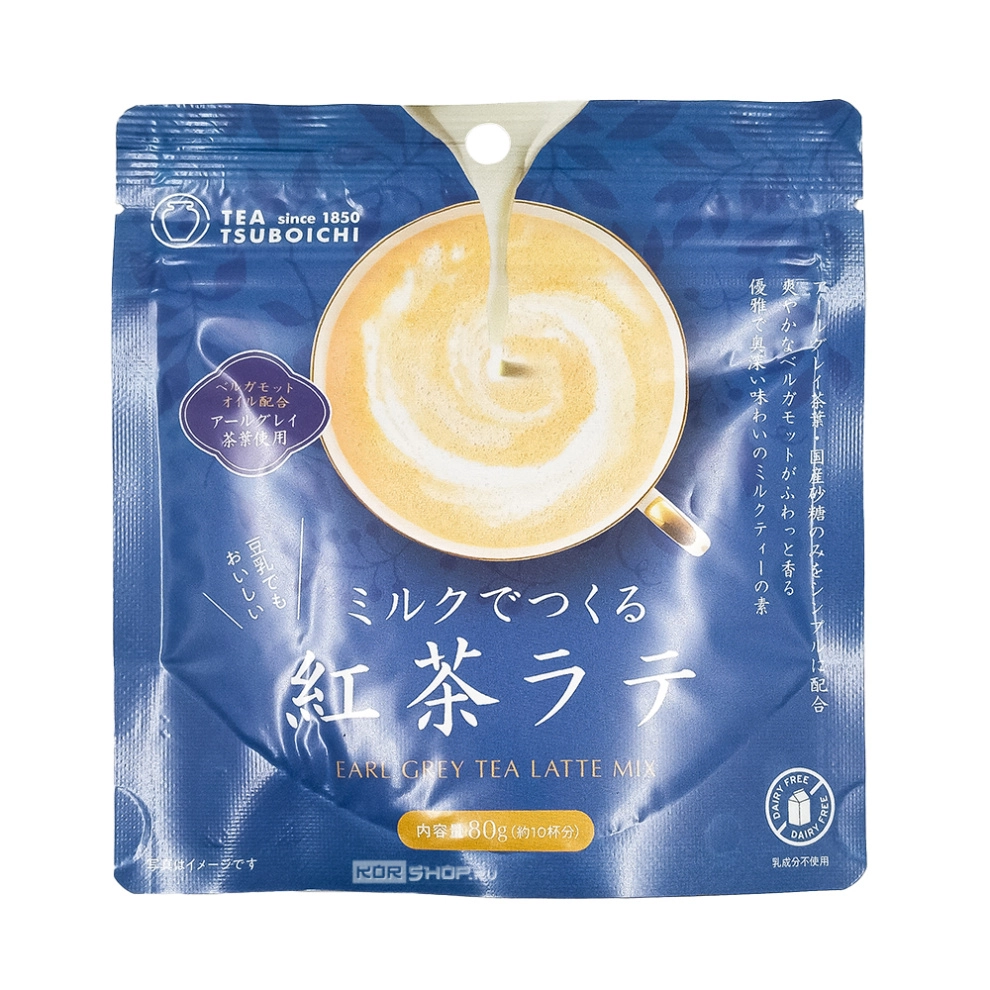 Напиток растворимый для приготовления Эрл Грей Латте Earl Frey Tea Latte Mix Tsuboichi, Япония, 80 г Напиток растворимый для приготовления Эрл Грей Латте Earl Frey Tea Latte Mix Tsuboichi, Япония, 80 г