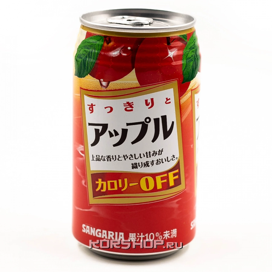 Газированный б/а напиток Яблоко Sukkiri Sangaria, Япония, 340 мл Газированный б/а напиток Яблоко Sukkiri Sangaria, Япония, 340 мл