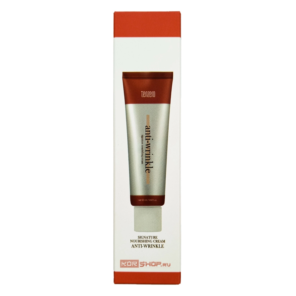 Омолаживающий крем для лица, шеи и зоны декольте Signature Nourishing Cream Anti-Wrinkle Tenzero, Корея, 50 мл Омолаживающий крем для лица, шеи и зоны декольте Signature Nourishing Cream Anti-Wrinkle Tenzero, Корея, 50 мл