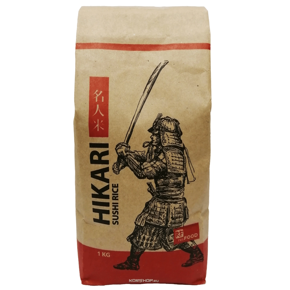 Рис для суши Hikari, Вьетнам, 1 кг Рис для суши Hikari, Вьетнам, 1 кг