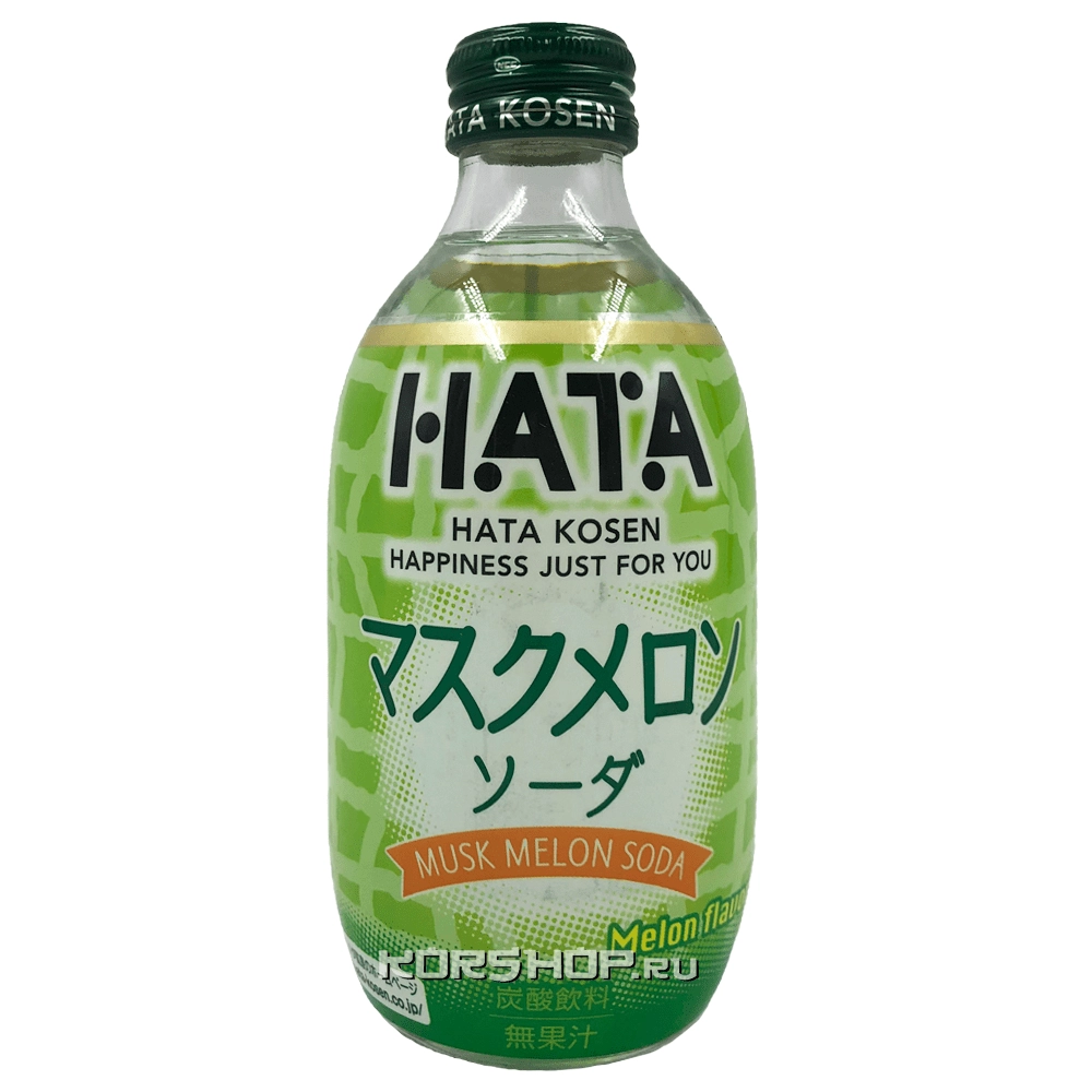 Газированный напиток со вкусом дыни Hata Soda, Япония, 300 мл