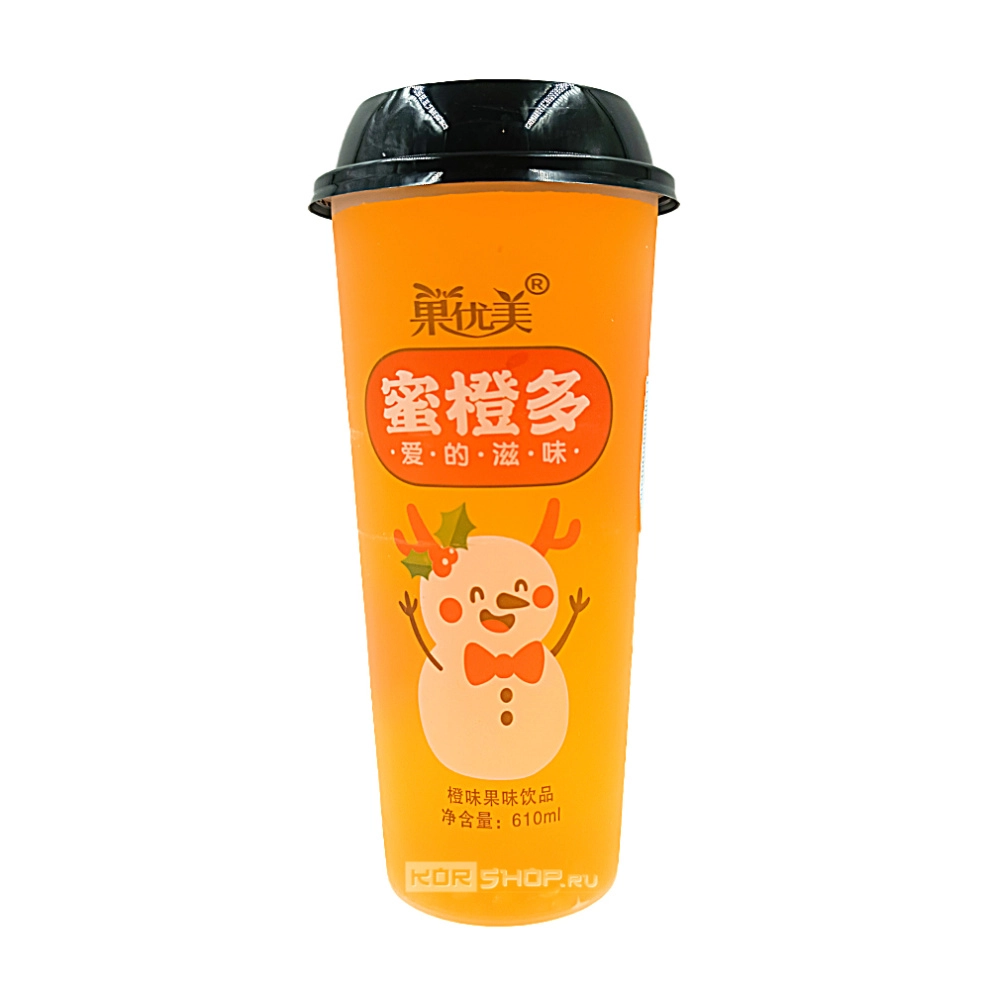 Напиток б/а со вкусом апельсина Снеговик Май Сан, Китай, 610 мл