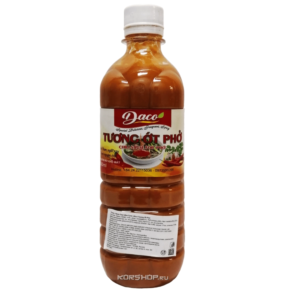 Соус чили для супа Фо Daco, Вьетнам, 500 мл Соус чили для супа Фо Daco, Вьетнам, 500 мл