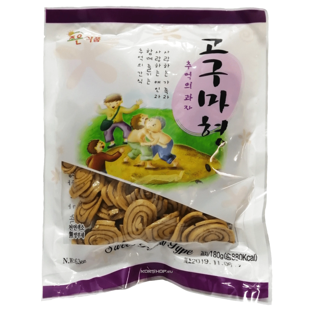 Хворост с карамелью Sweet Potato Type, Корея, 160 г Хворост с карамелью Sweet Potato Type, Корея, 160 г