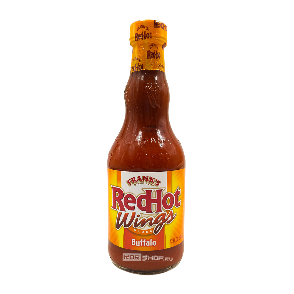 Острый чили-соус для крылышек Баффало (RedHot Wings) Фрэнкс / Frank`s, США, 354 мл